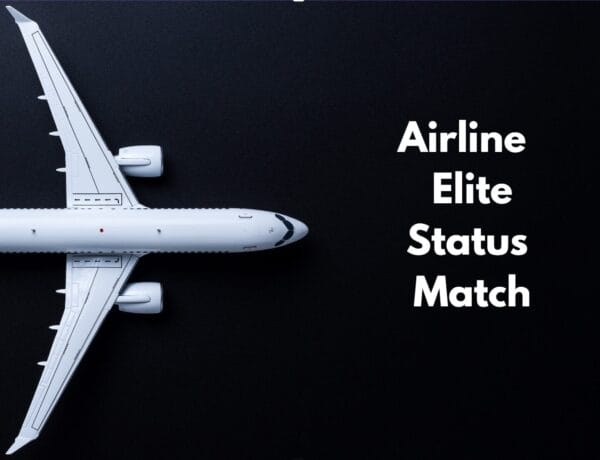 Airline Elite Status Match Cover Photo with plane