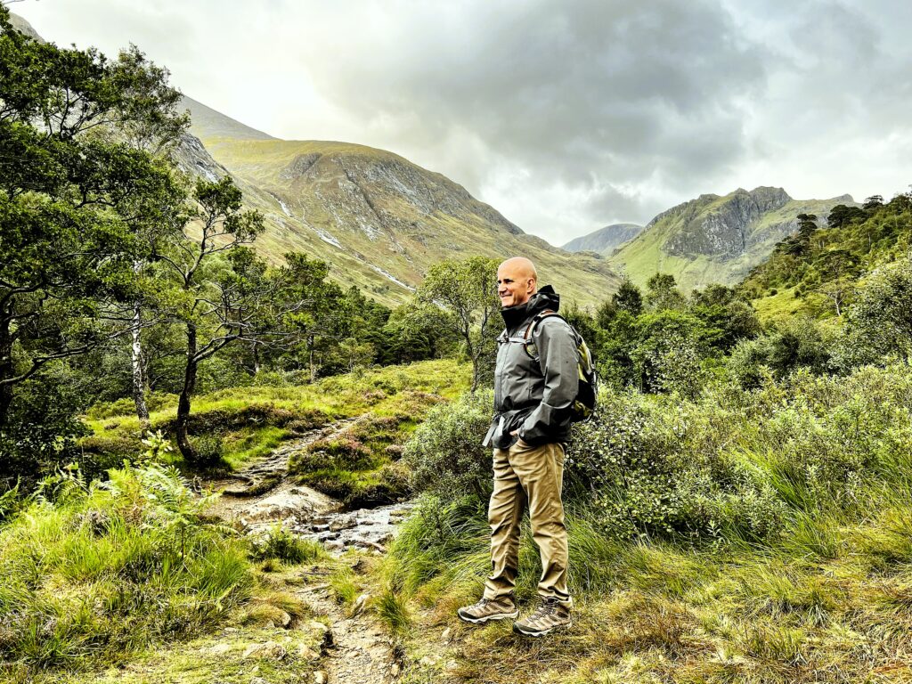 Famil hiking on Isle of Skye