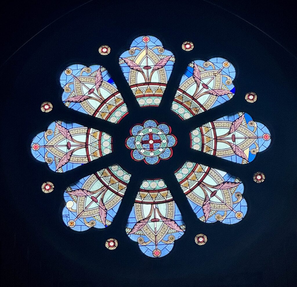 Rose Window stained glass