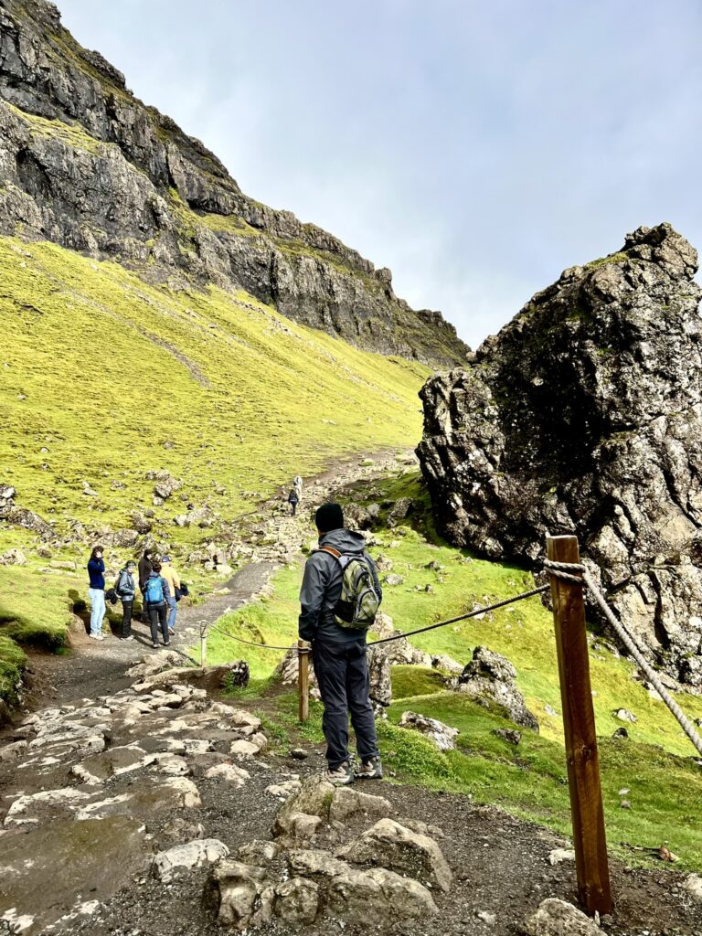 Hiking gorgeous Isle of Skye