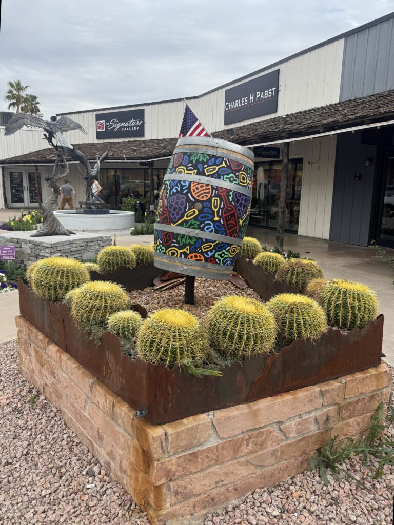 art display Old Town Scottsdale