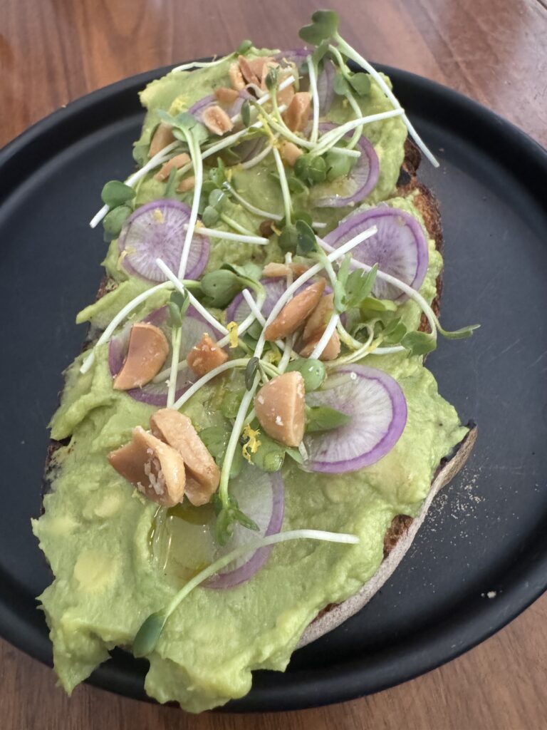 Yummy avocado toast