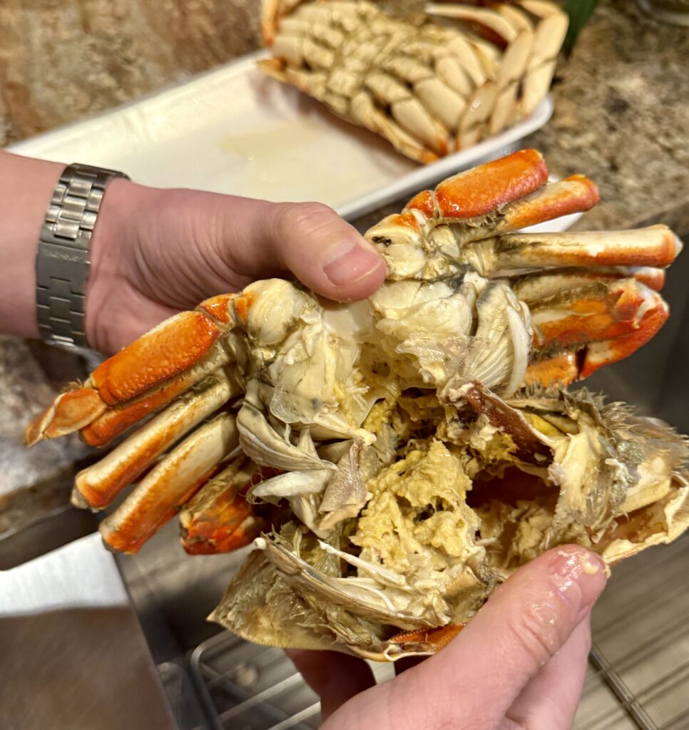 Dungeness Crab, Dungeness Crab with Zesty Ginger-Garlic Butter: A Pacific Northwest Delicacy