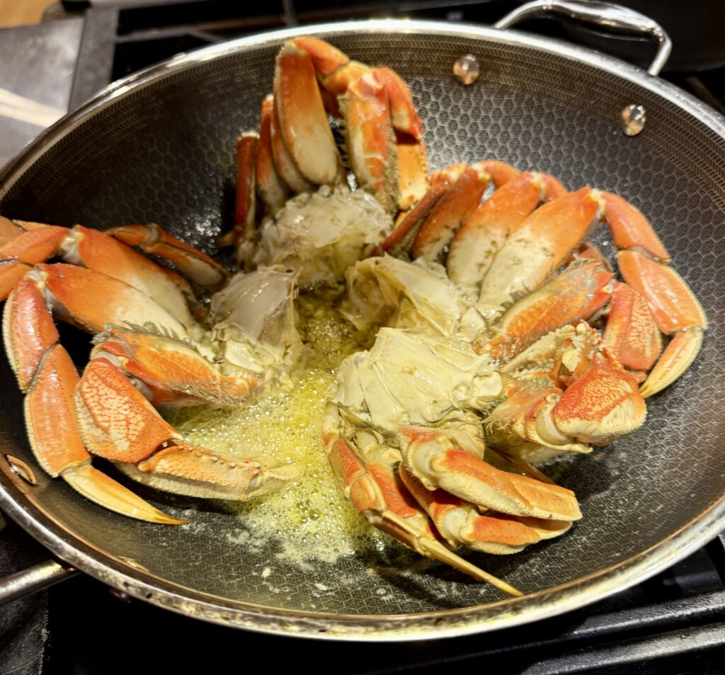 Dungeness Crab, Dungeness Crab with Zesty Ginger-Garlic Butter: A Pacific Northwest Delicacy