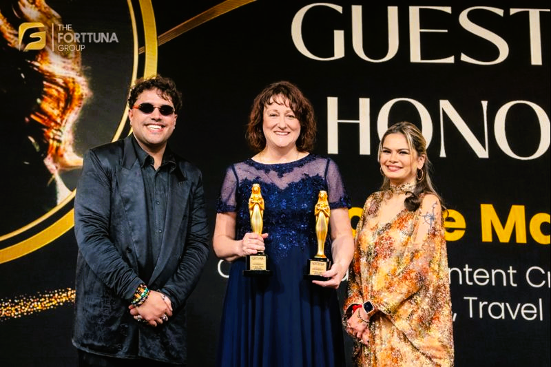 Joelle with Aditii and Raul Handa