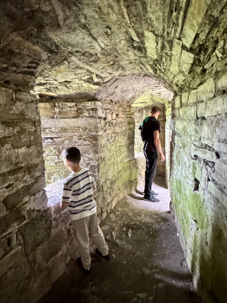 Ryan and son at Trim Castle