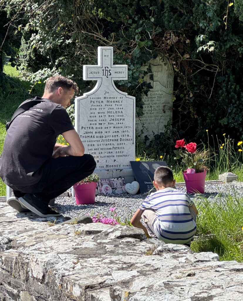 Ryan and son in Trim