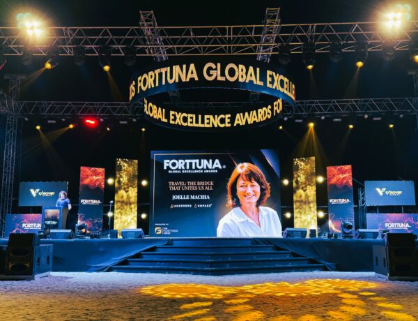 Joelle at Forttuna awards during her Keynote