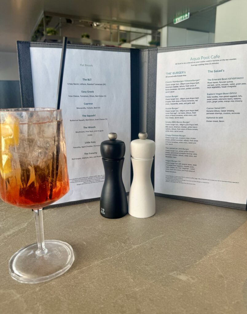 Cocktails on the upper deck