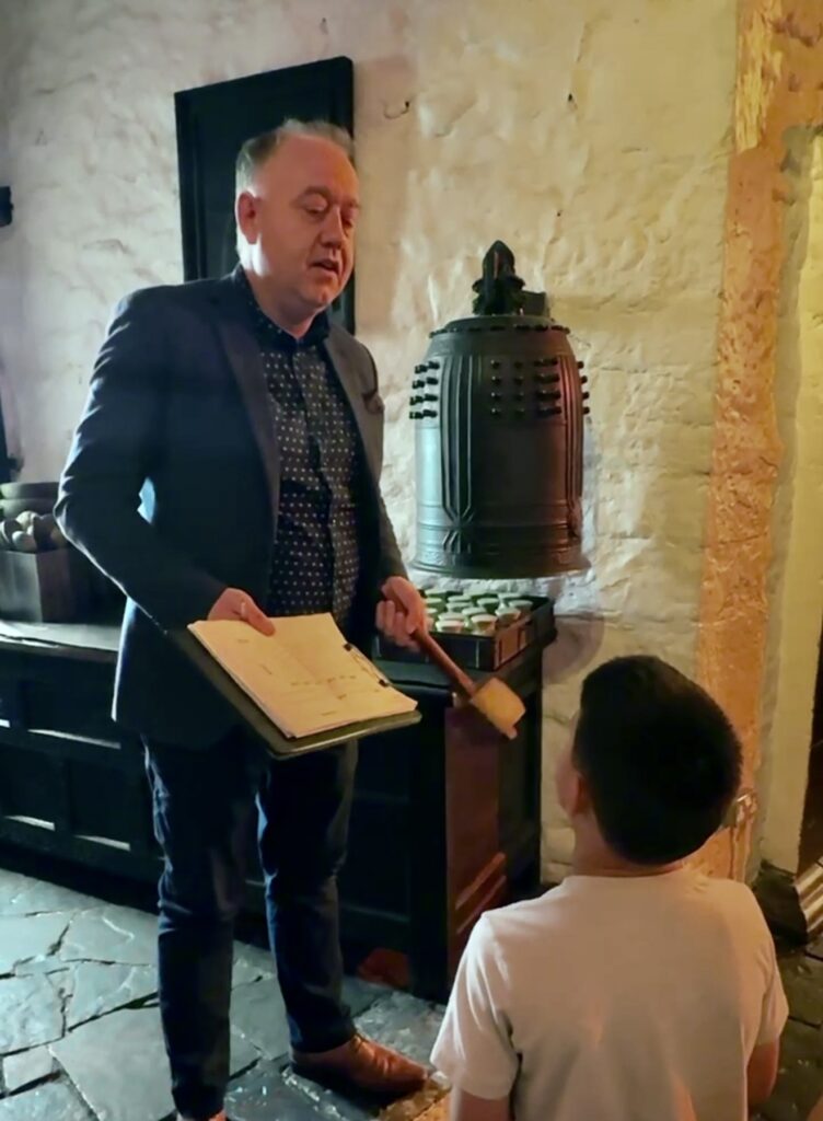 Rya'ns son at Bunratty Medieval Feast