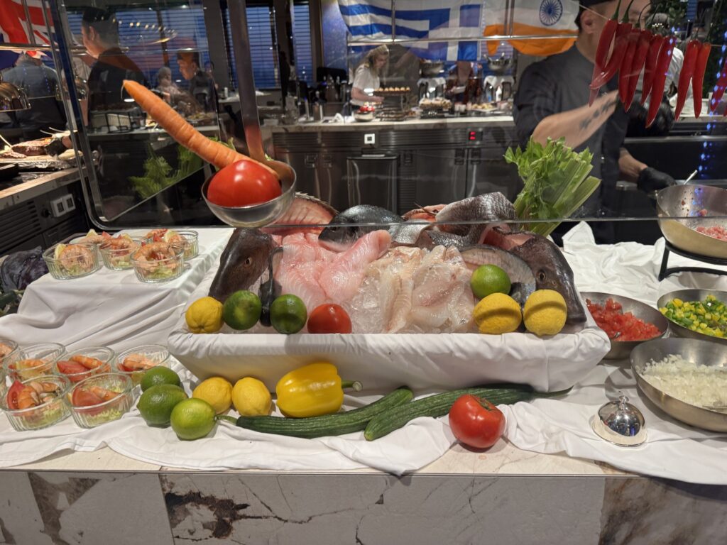 Dinner on board