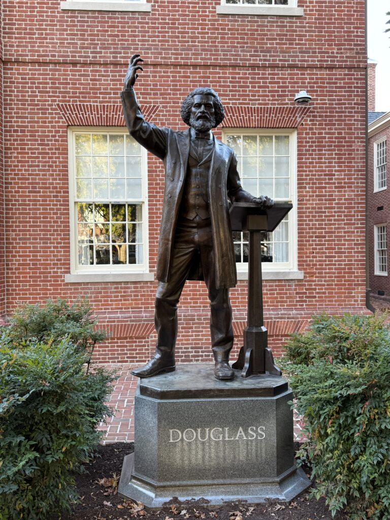 Frederick Douglass Status in Easton