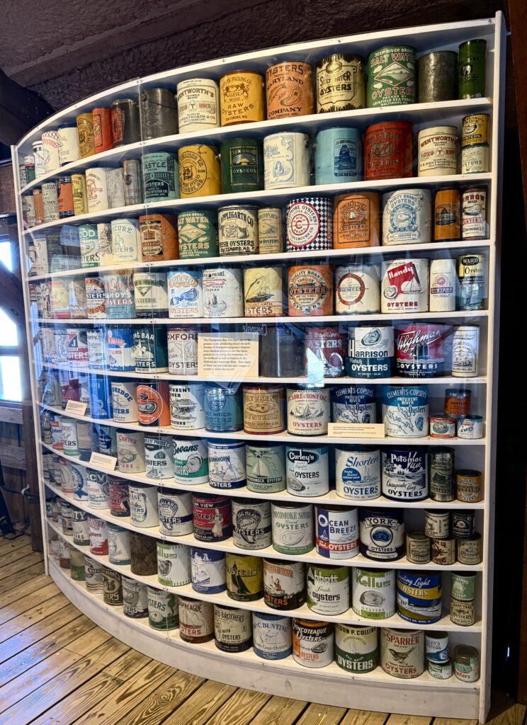 Canning display at Chesapeake Bay Maritime Museum