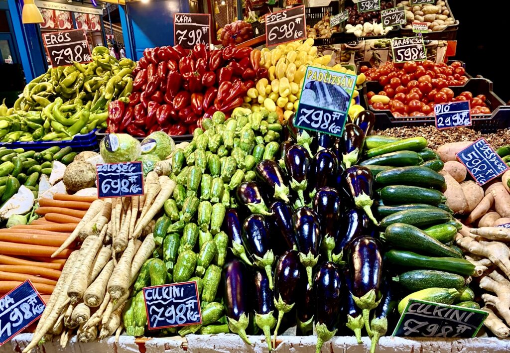 Veggies are market