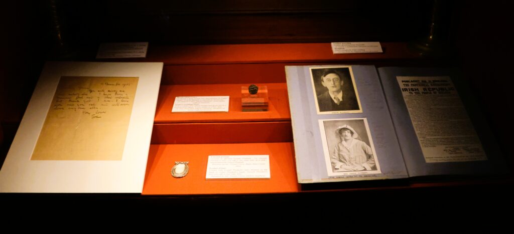 Display of Joseph Mary Plunkett and his bride