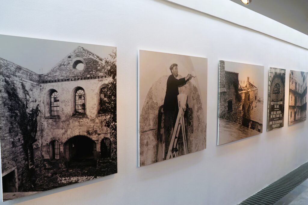 Photographs at the museum