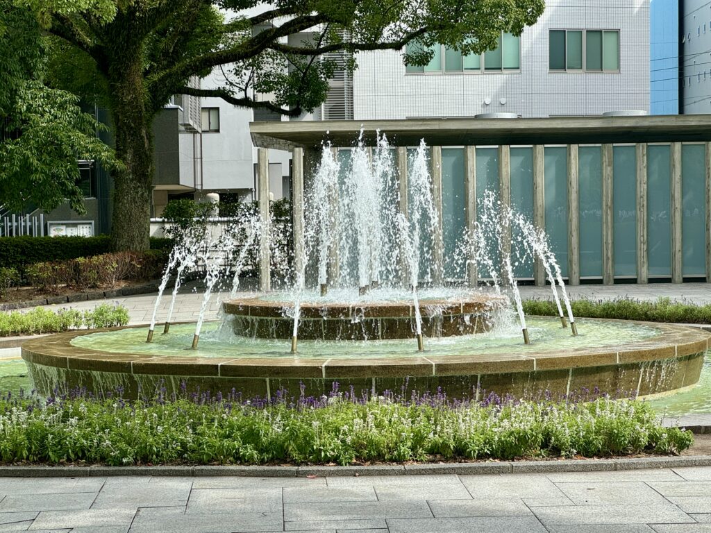 Fountain at the Hiroshima Peace Memorial