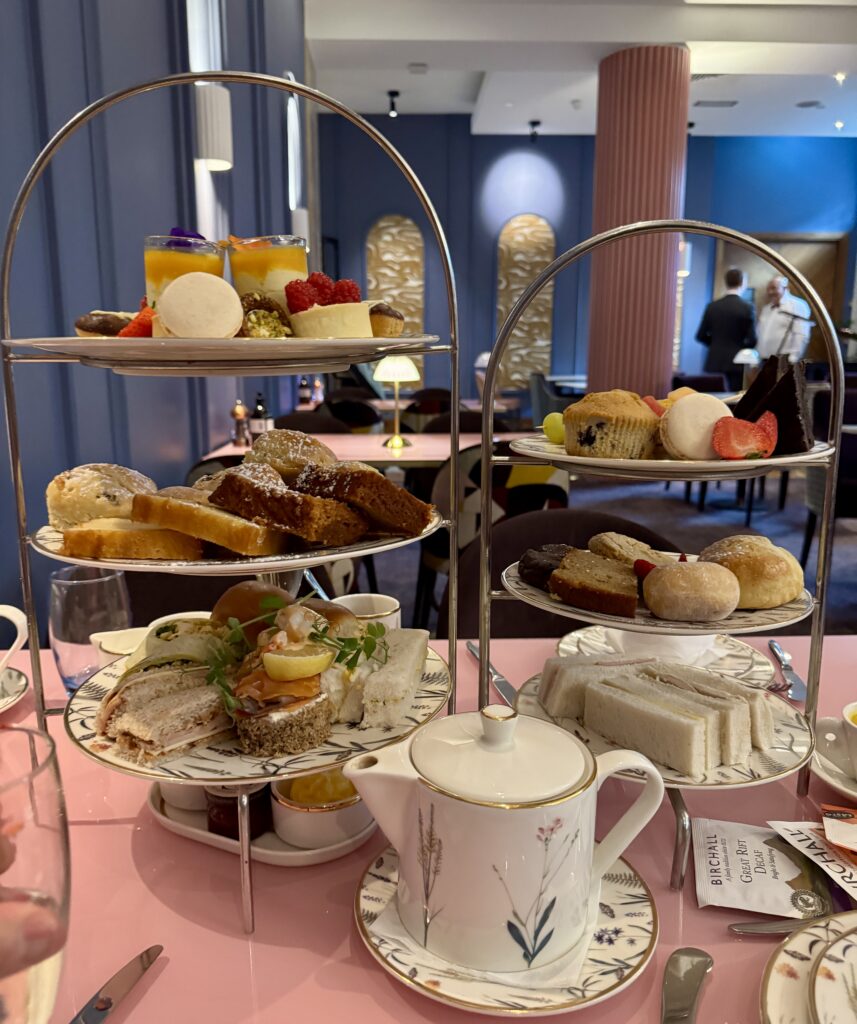 Afternoon tea in Limerick Ireland Traveling internationally with a child