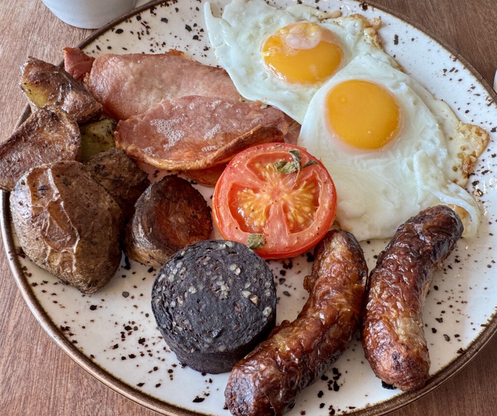 Full Irish Breakfast Traveling internationally with a child