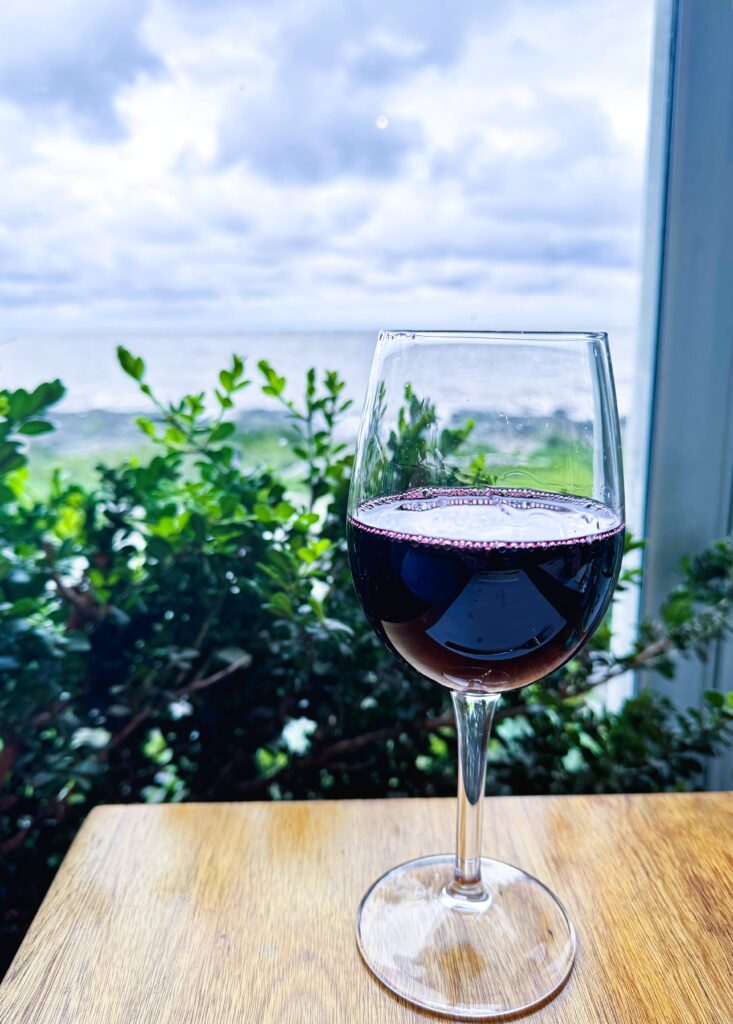 Wine with a view at Charco Restaurant