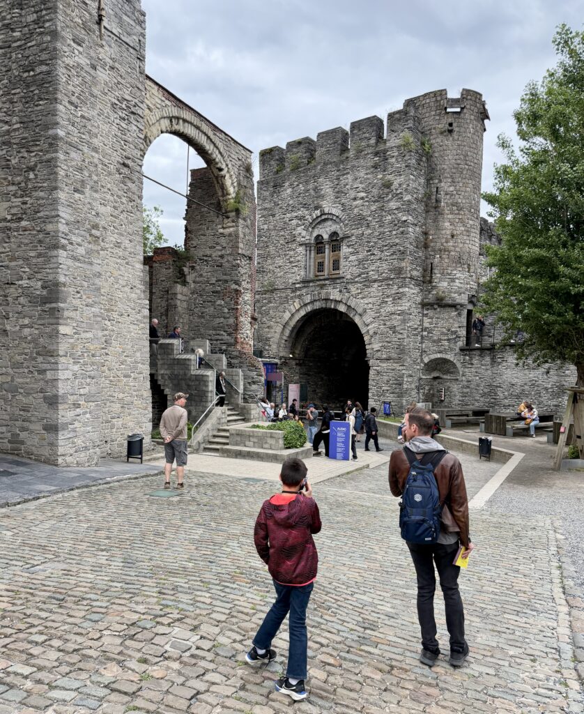 Gravensteen Castle Ghent Afternoon tea in Limerick Ireland Traveling internationally with a child