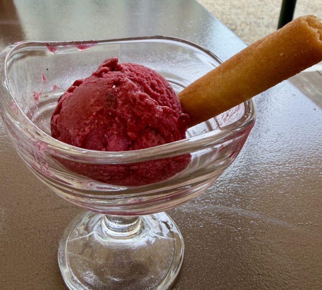 Cassis Sorbet in France