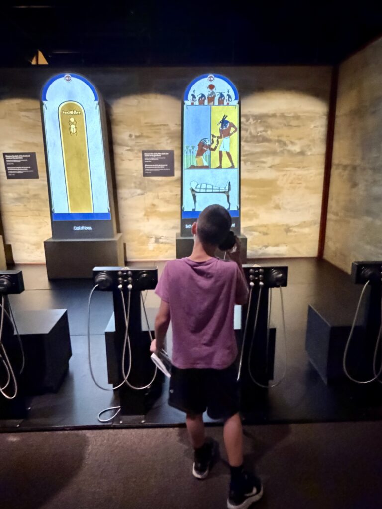 Learning about the Egyptians in Victoria Canada
