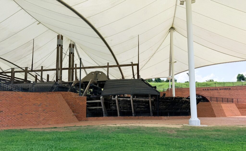 USS Cairo at Vicksburg National Military Park