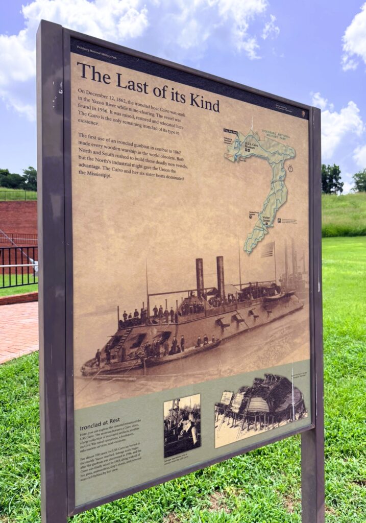 Placard of the USS Cairo