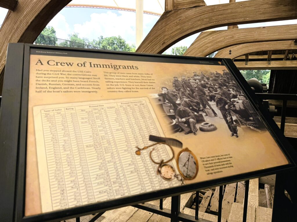 Immigrants on the USS Cairo