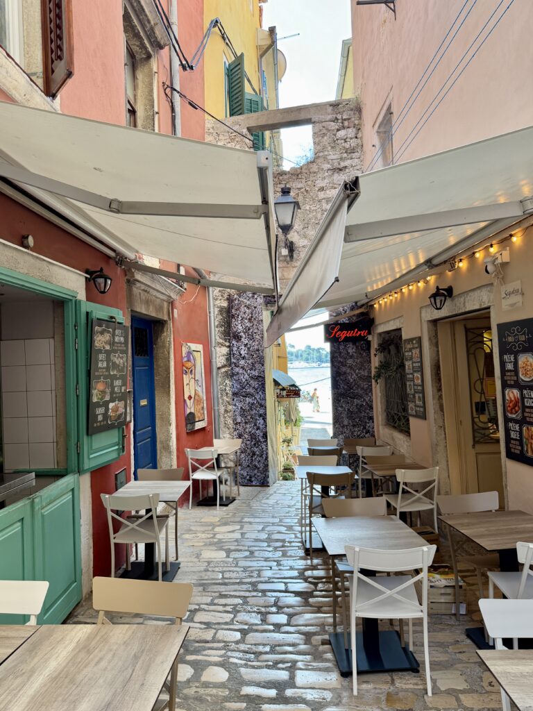 Rovinj street scene