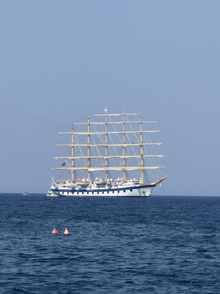 Tall ship view from the top