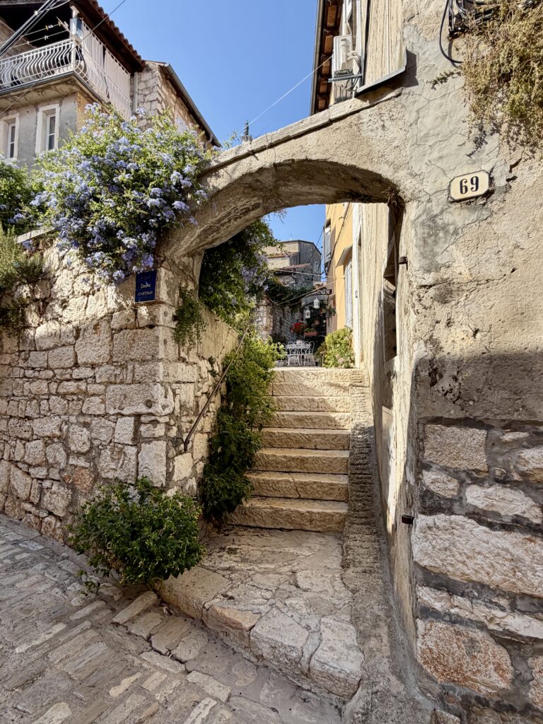 Streets near top of Rovinj