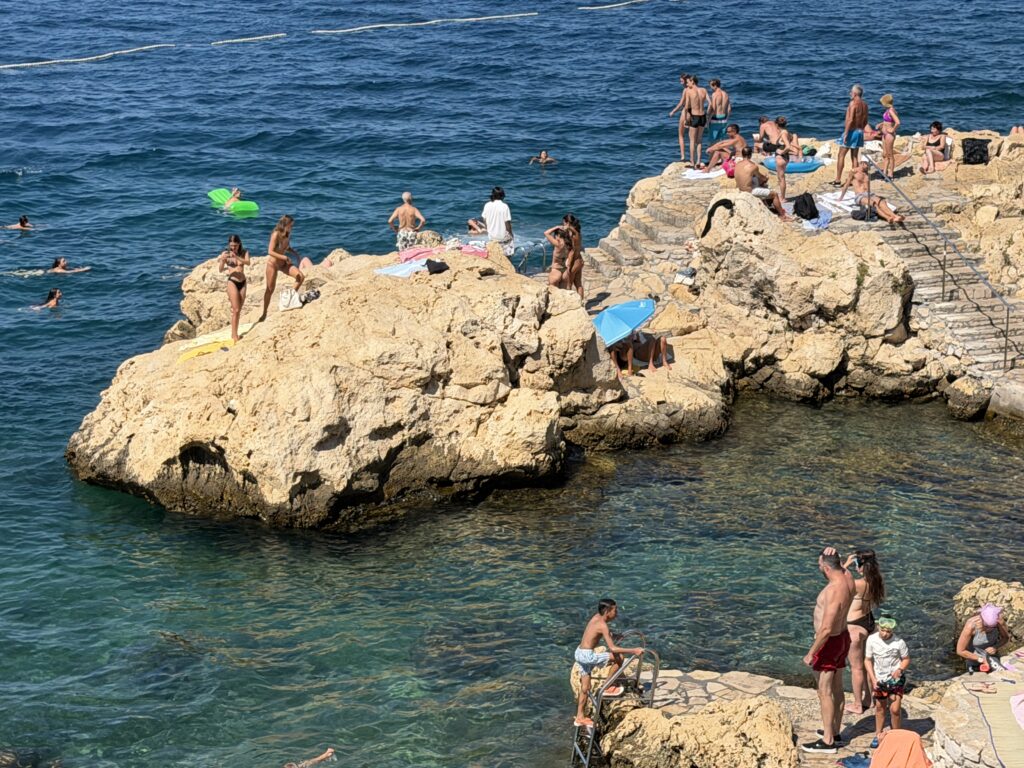 Swimming spot in Rovinj
