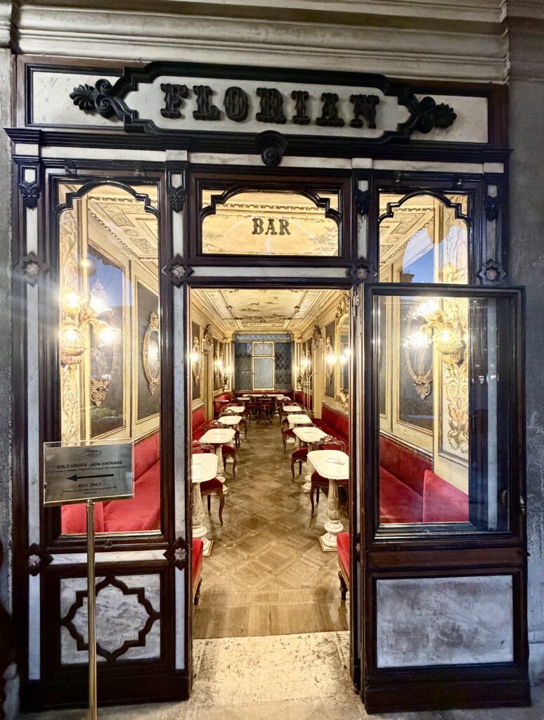 The historic Florian Cafe