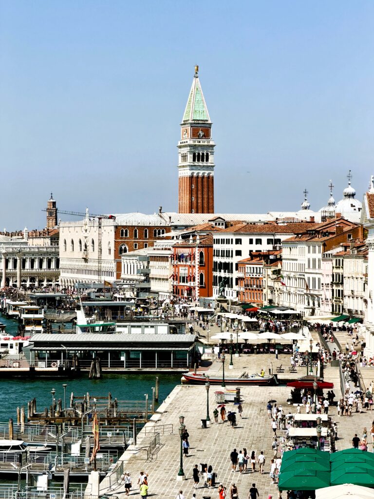 Venice waterfront on the Grand Lagoon