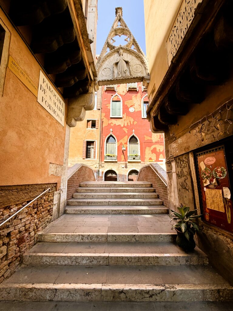 Pedestrian bridge in Venice