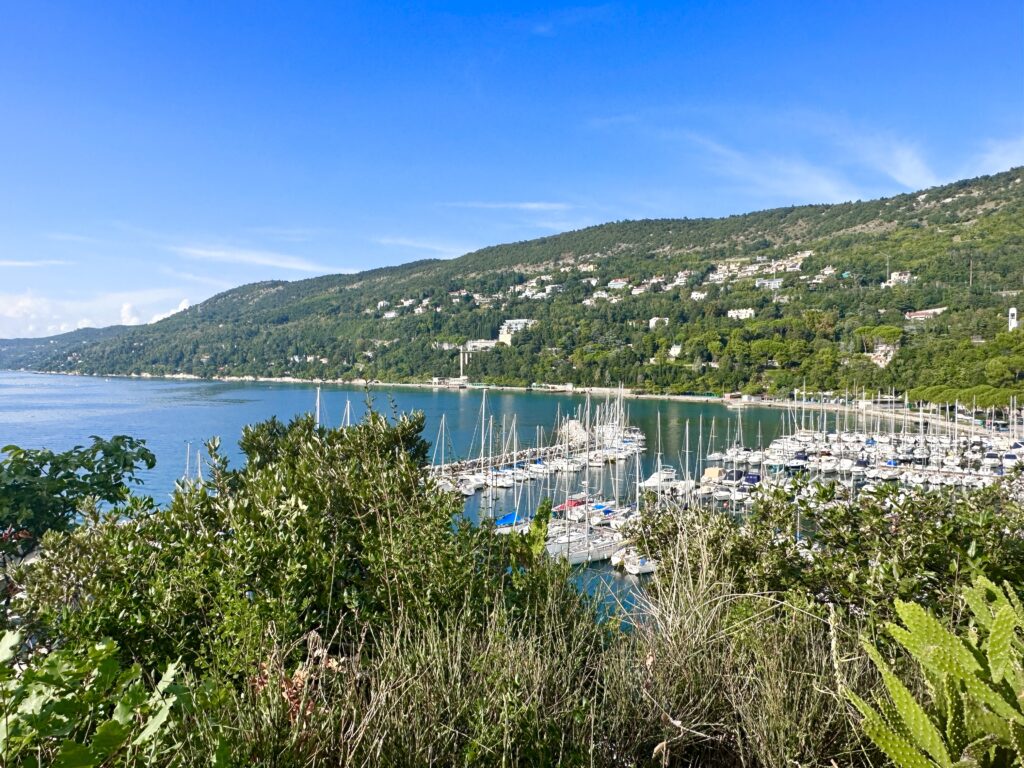 View of harbor near Miramare Castle in Trieste, Italy Photo by Wanderers Compass
